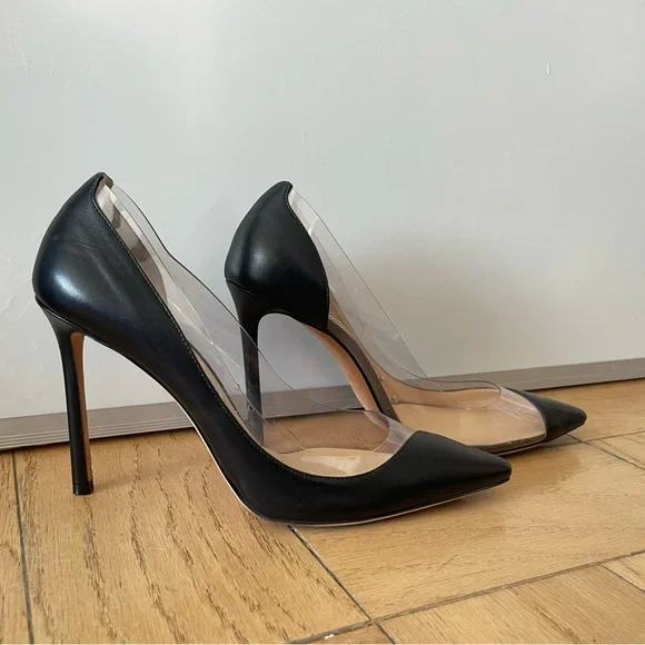 Jimmy Choo PVC and black pumps 39.5 - Picture 2 of 6